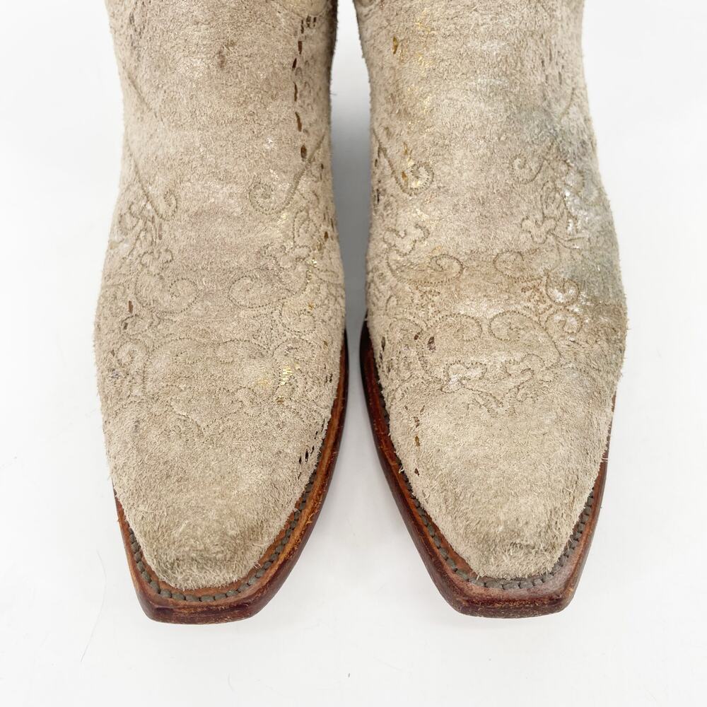 Lucchese Women’s 7.5 Stone Metallic Python Print … - image 6